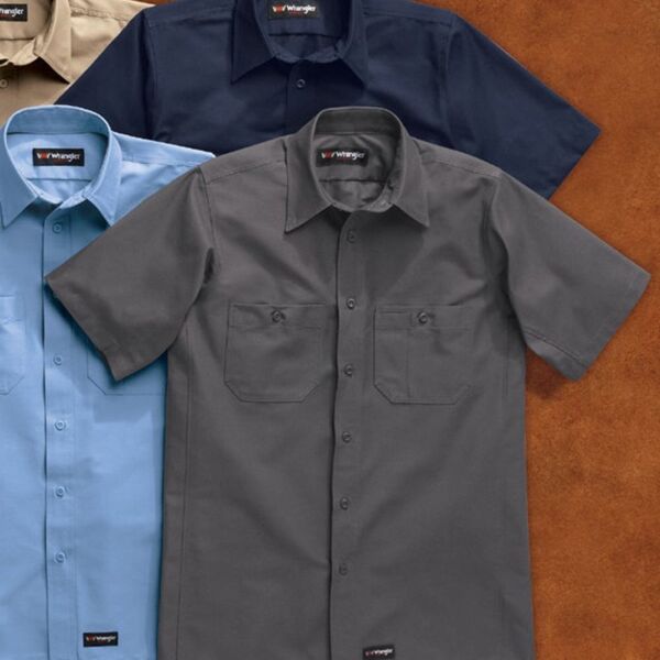 Men&#39;s Tall Short Sleeve Work Shirt Thumbnail
