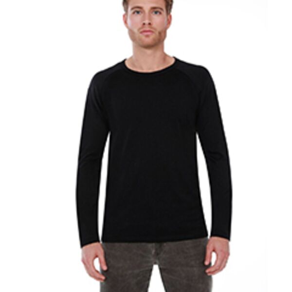 Men's CVC Long-Sleeve Raglan Thumbnail