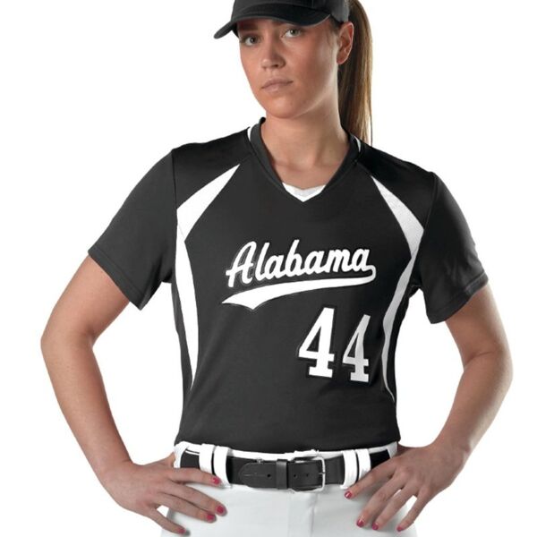 Girls&#39; Short Sleeve Fastpitch Jersey Thumbnail