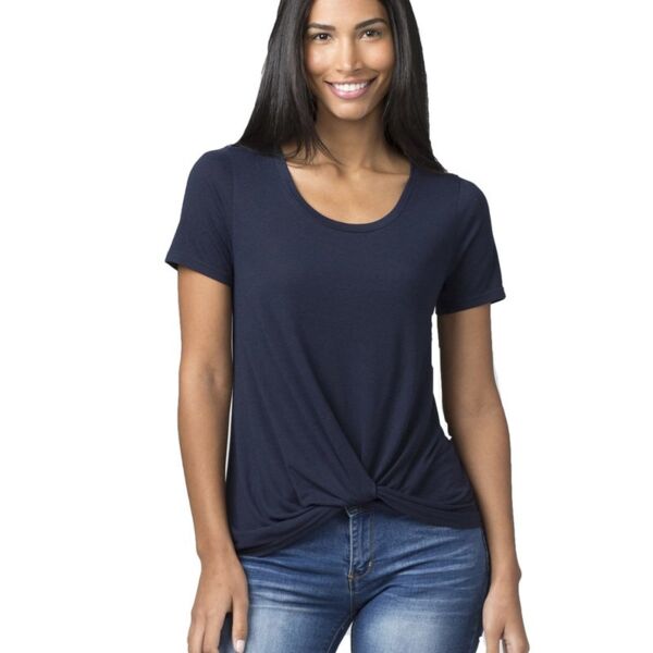 Women&#39;s Twisted T-Shirt Thumbnail