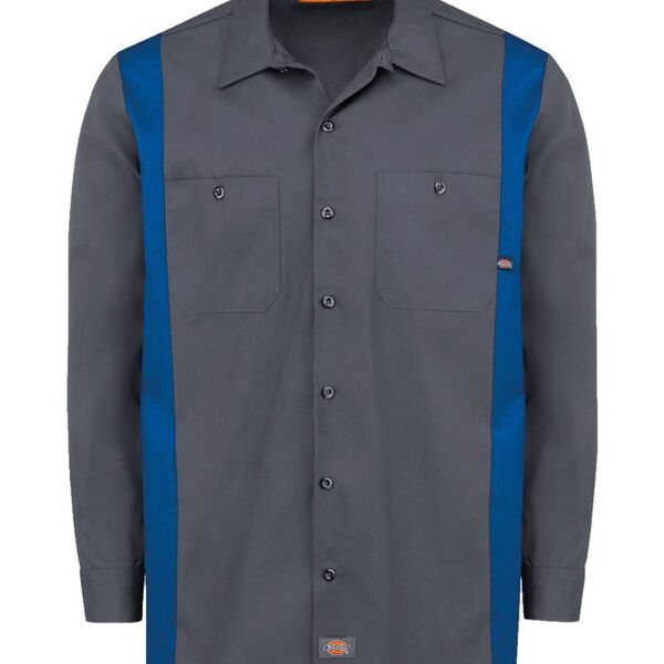 Men&#39;s Tall Industrial Colorblocked Long Sleeve Shirt Thumbnail