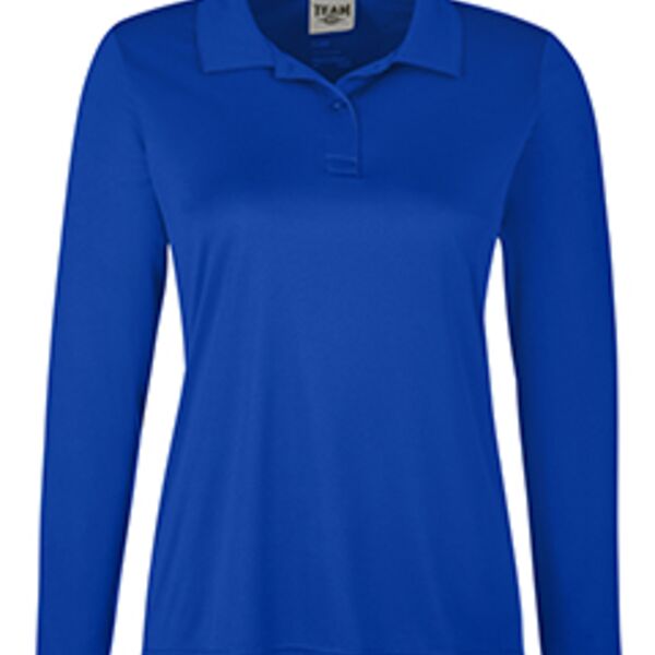 Ladies&#39; Zone Performance Long Sleeve Polo Thumbnail