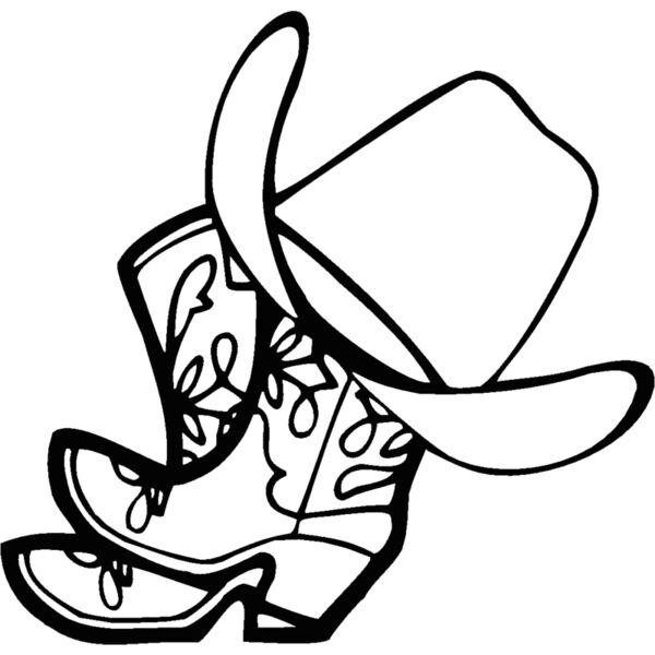 cowboy boots and hat Thumbnail