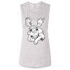 Ladies' Bella Flowy Scoop Muscle Tank Thumbnail