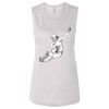 Ladies' Bella Flowy Scoop Muscle Tank Thumbnail