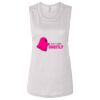 Ladies' Bella Flowy Scoop Muscle Tank Thumbnail