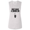 Ladies' Bella Flowy Scoop Muscle Tank Thumbnail